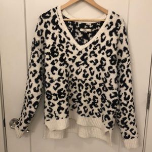 Black and white Ugg sweater